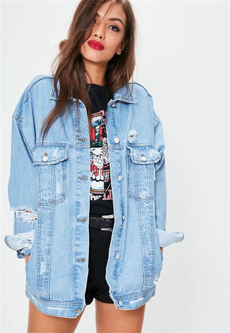 oversized jeans jacket.